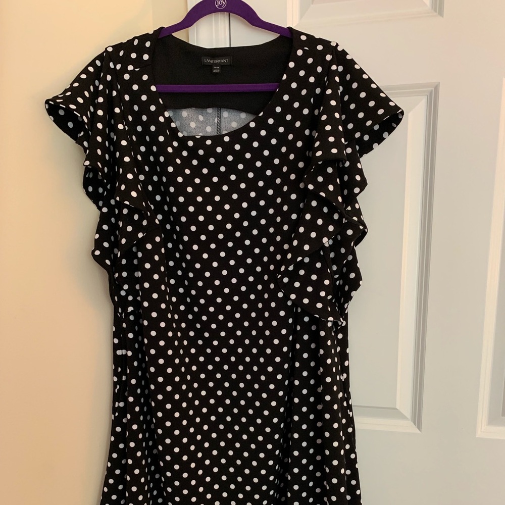 Knee Length Polka Dot Dress Size 26/28